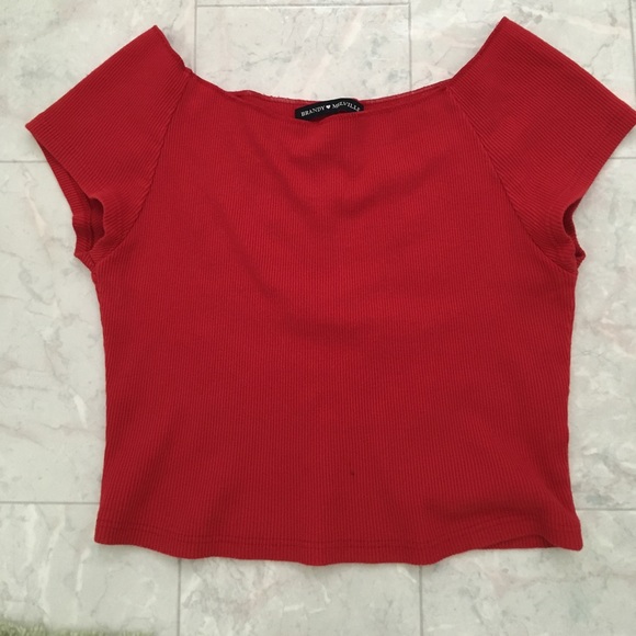 ‼️Sold Brandy Melville off the shoulder top - Picture 1 of 3